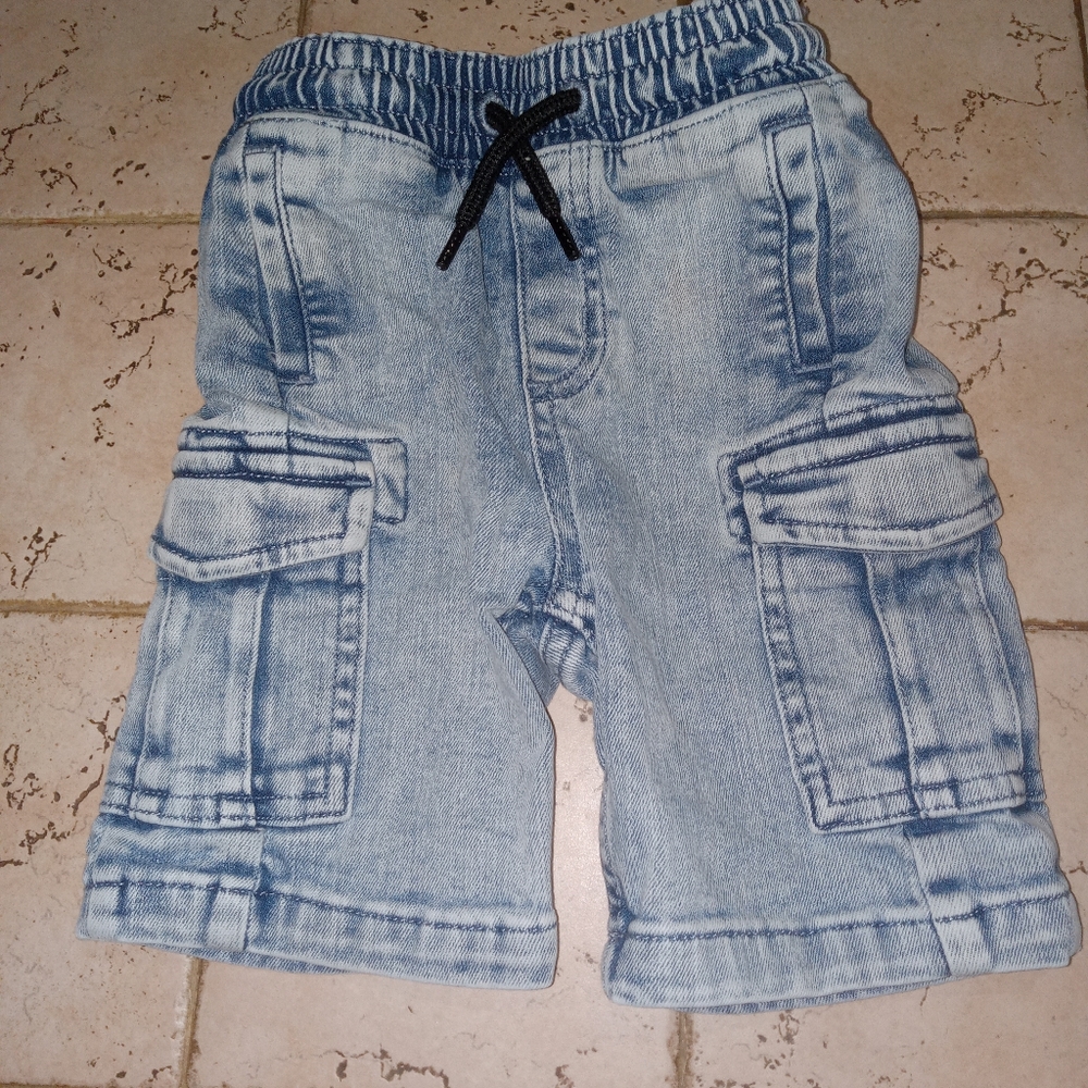 Jean shorts, Boy shorts, brand-wonder nation. Size 3T, Like new. Stonewash denim